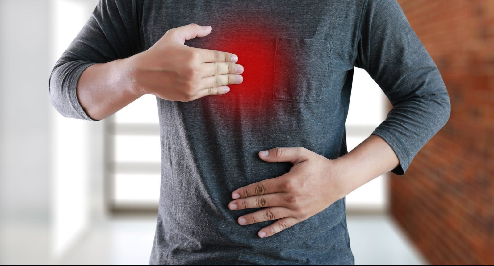 A person suffers from GERD.