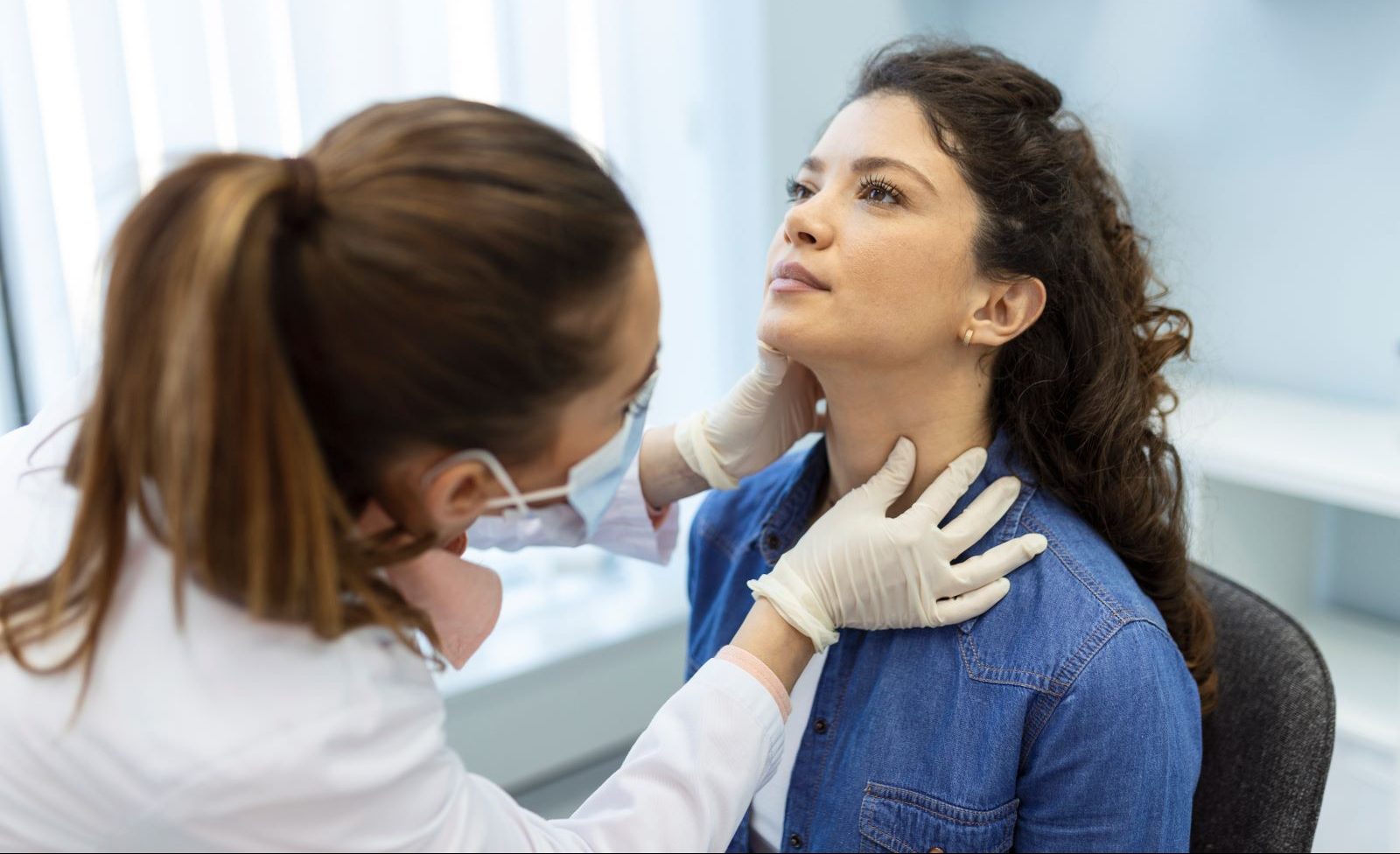 Thyroid cancer in women is more common than in men.