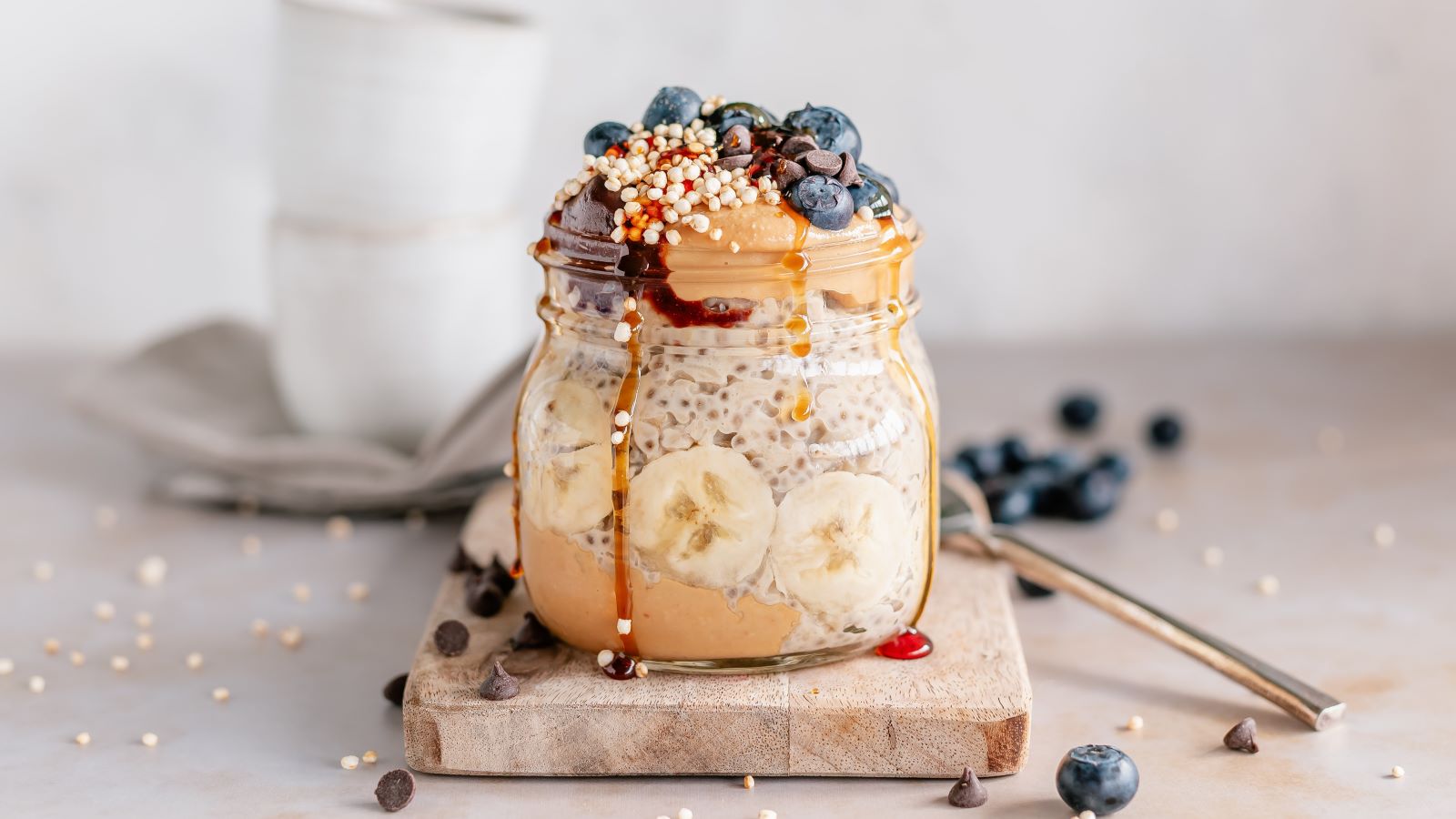 healthy groceries to make overnight oats