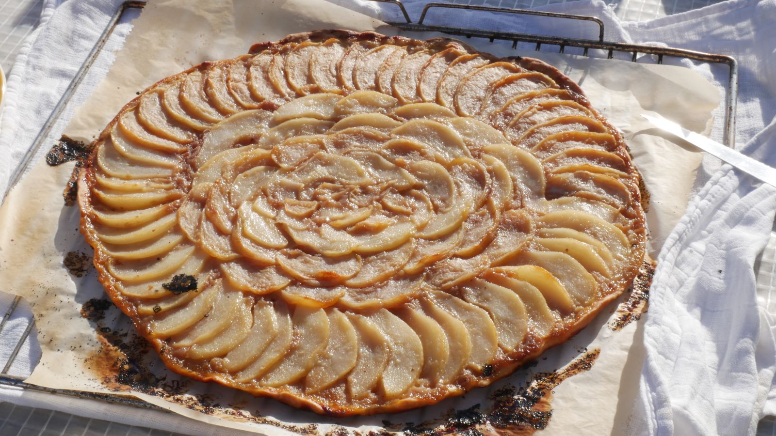 pear tart tortilla
